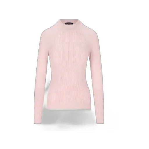 Loro Piana Mockneck Ribbed Sweater