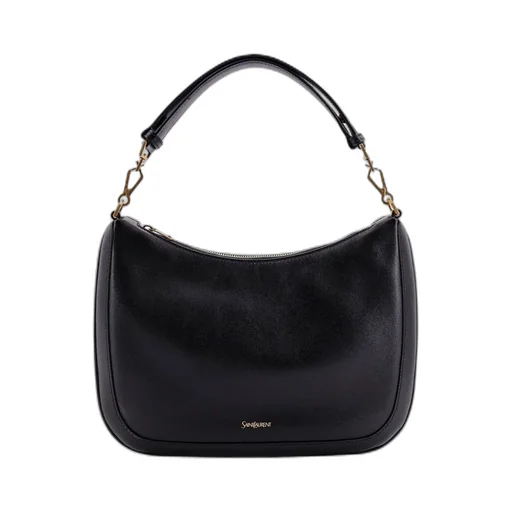 Saint Laurent Logo Detailed Zip-Up Shoulder Bag