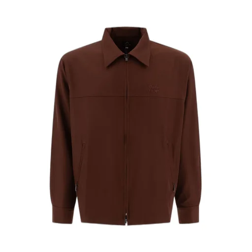 Needles Logo-Embroidered Zip-Up Jacket