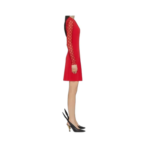 Givenchy Monogrammed Sheer Panelled Dress