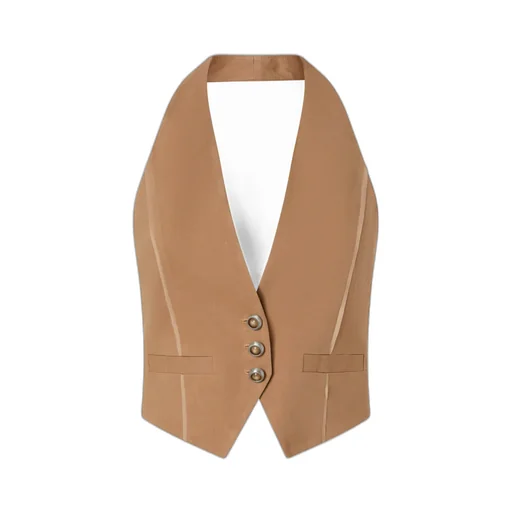 Pinko Open Back Short Vest