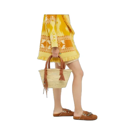 Alanui Icon Palm Leaf Small Tote Bag