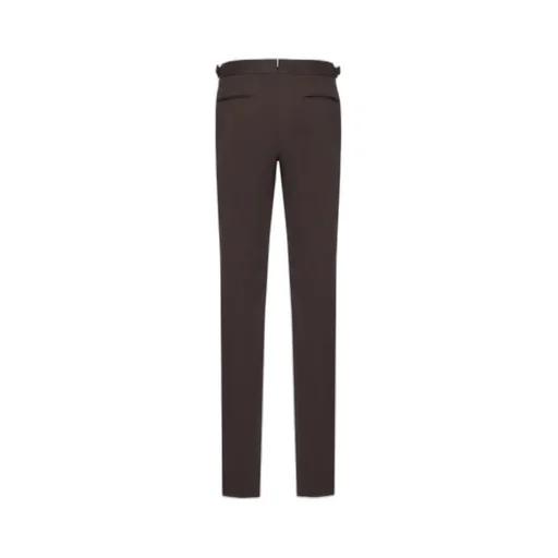 Gabardine-Weave Trousers