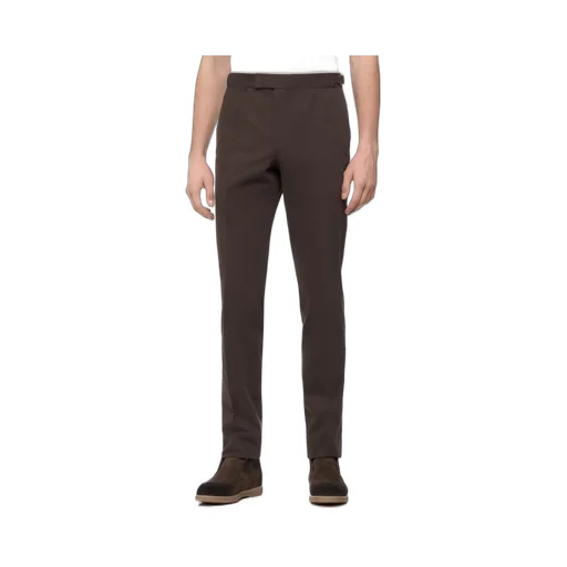 Gabardine-Weave Trousers