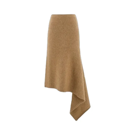 Salvatore Ferragamo Asymmetric High Waist Skirt