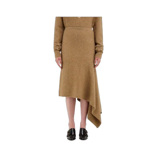 Salvatore Ferragamo Asymmetric High Waist Skirt