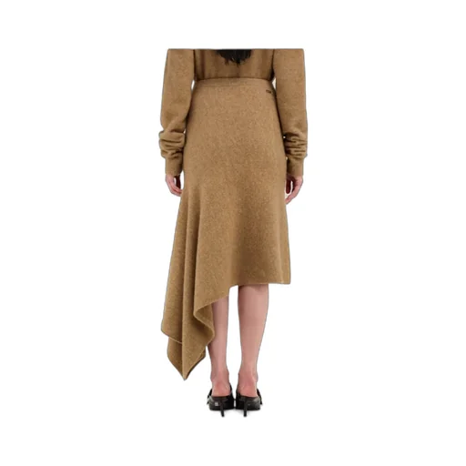 Salvatore Ferragamo Asymmetric High Waist Skirt