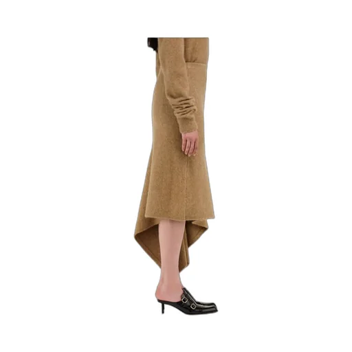 Salvatore Ferragamo Asymmetric High Waist Skirt