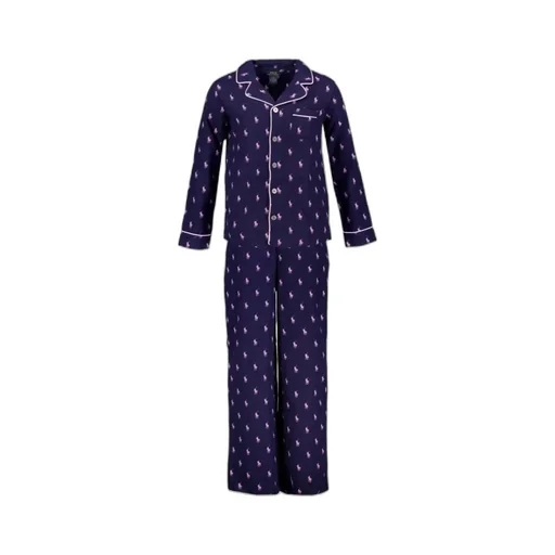 Long-Sleeved Pajamas And Elastic Waist Pajamas Set