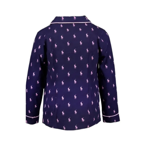 Long-Sleeved Pajamas And Elastic Waist Pajamas Set
