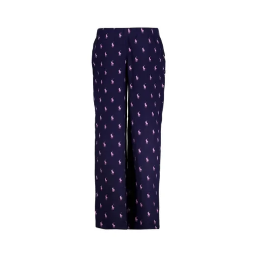 Long-Sleeved Pajamas And Elastic Waist Pajamas Set