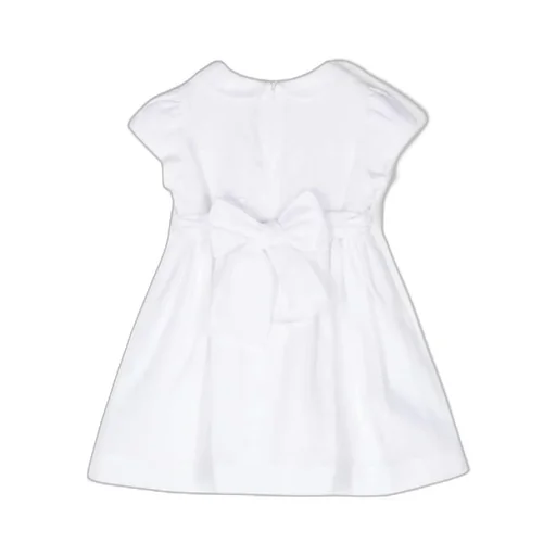 Pleat-Detail Linen Dress