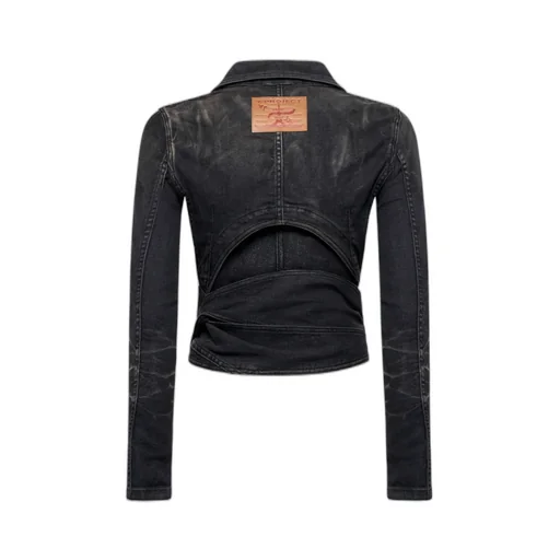 Y/Project Wrap Fitted Denim Jacket
