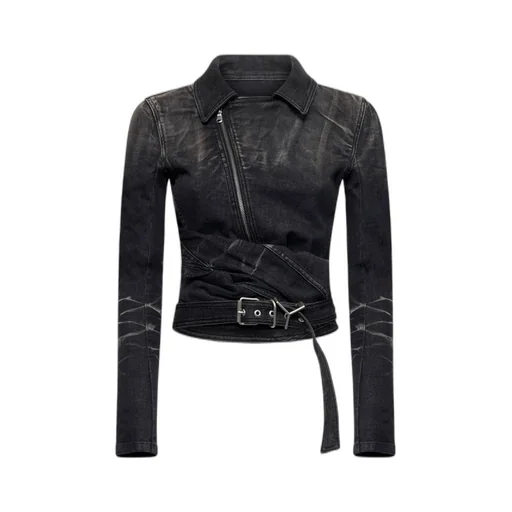 Y/Project Wrap Fitted Denim Jacket