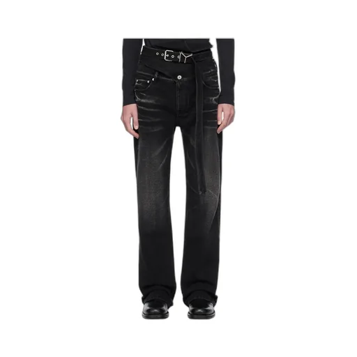 Wrap Belt Jeans