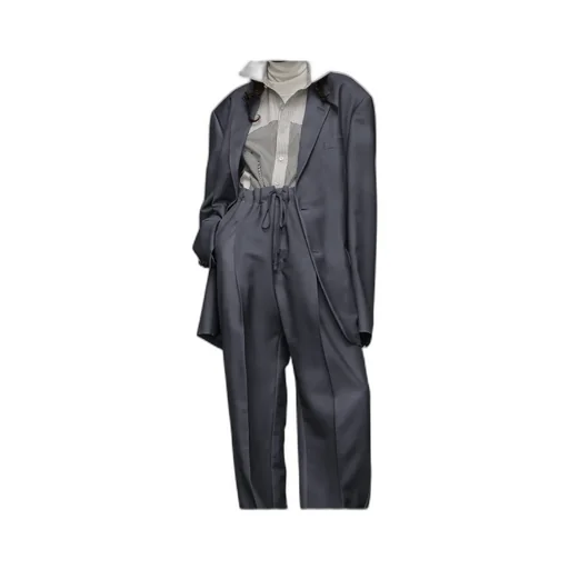 Maison Margiela Single-Breasted Straight Hem Blazer