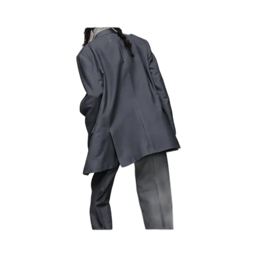 Maison Margiela Single-Breasted Straight Hem Blazer