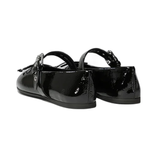 Miu Miu Polished Buckle Fastened Ballerinas