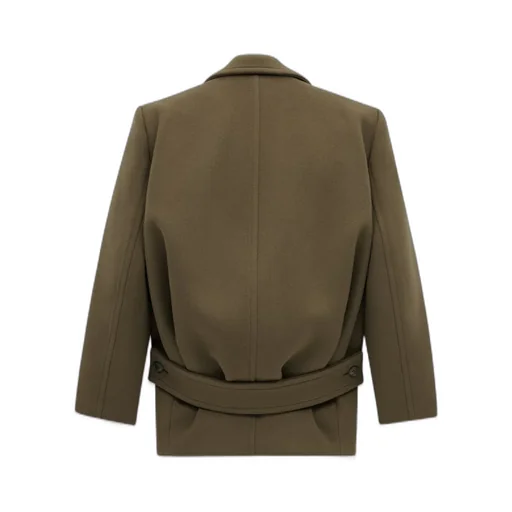 Saint Laurent Single-Breasted Short Coat