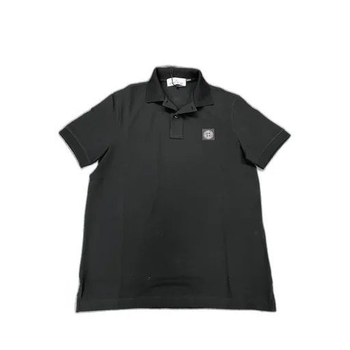 Stone Island Compass Patch Short-Sleeved Polo Shirt