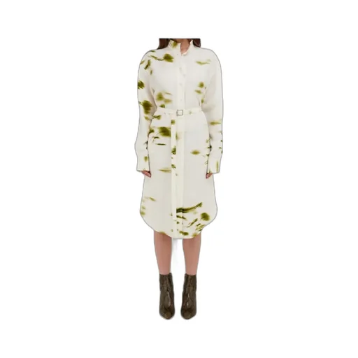 Flower Printed Shirt Skirt