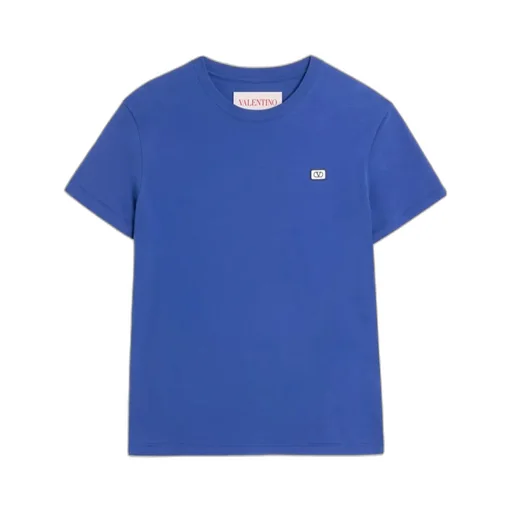 Valentino Vlogo Embroidered Crewneck T-Shirt