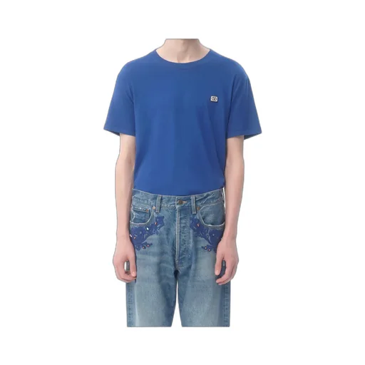 Valentino Vlogo Embroidered Crewneck T-Shirt