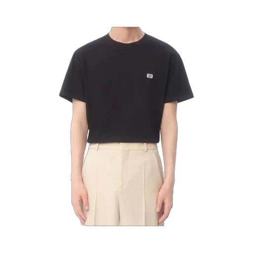 Valentino Vlogo Embroidered Crewneck T-Shirt