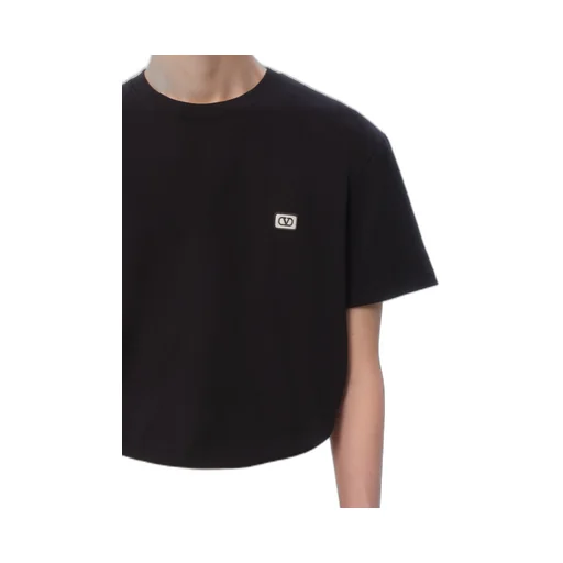 Valentino Vlogo Embroidered Crewneck T-Shirt