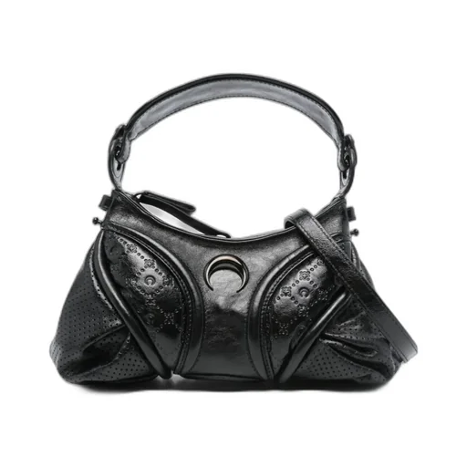 Marine Serre Futura Crescent Moon Plaque Mini Tote Bag