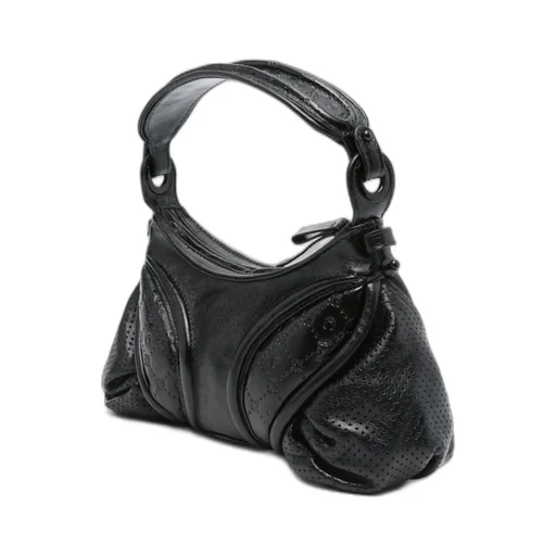 Marine Serre Futura Crescent Moon Plaque Mini Tote Bag