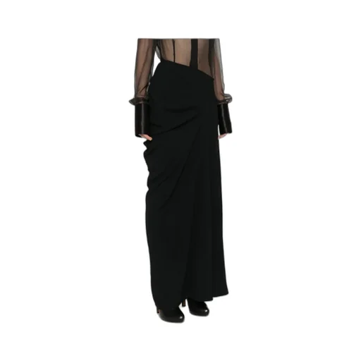 Pleated Maxi Skirt
