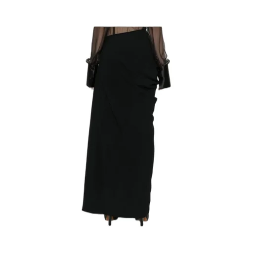 Pleated Maxi Skirt
