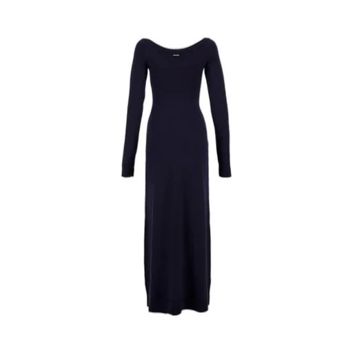 Off-Shoulder V-Neck Dress