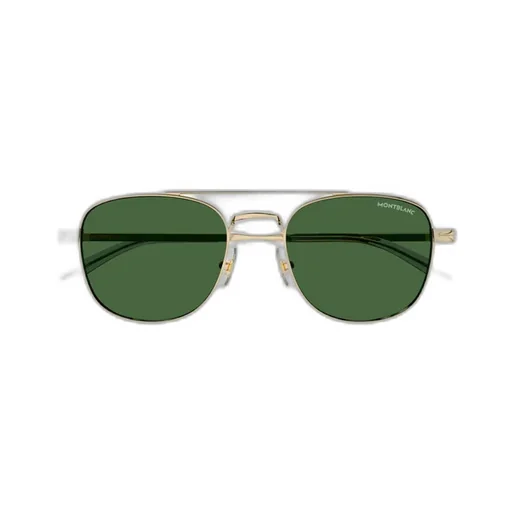 Montblanc Eyewear Double Bridge Pilot Frame Sunglasses