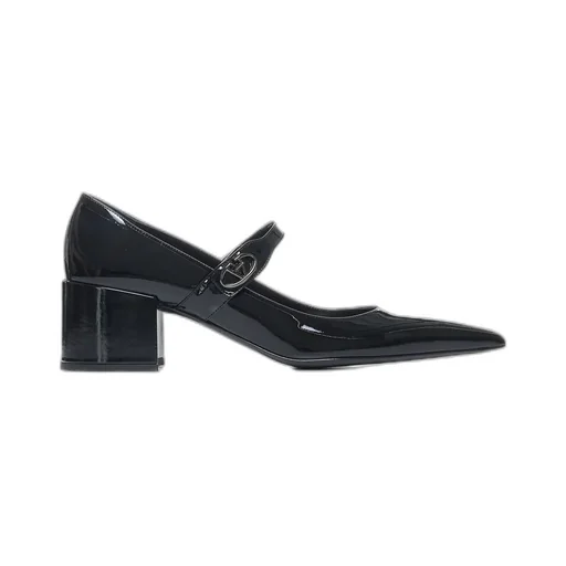 Valentino Logo Plaque Pointed Toe Pumps