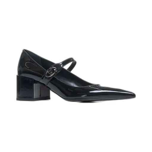 Valentino Logo Plaque Pointed Toe Pumps