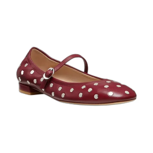 Claris Stud Ballet Flats