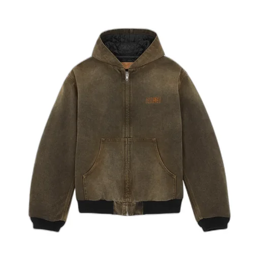 Mm6 Maison Margiela Zip-Up Hooded Jacket