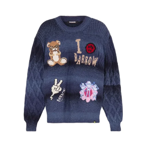 Patch-Detail Sweater