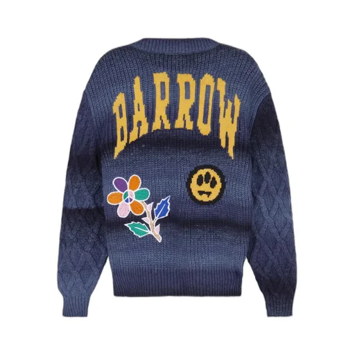 Patch-Detail Sweater