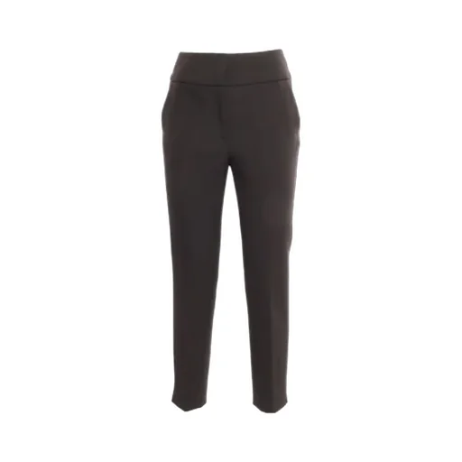 Peserico High Waist Slim-Fit Trousers