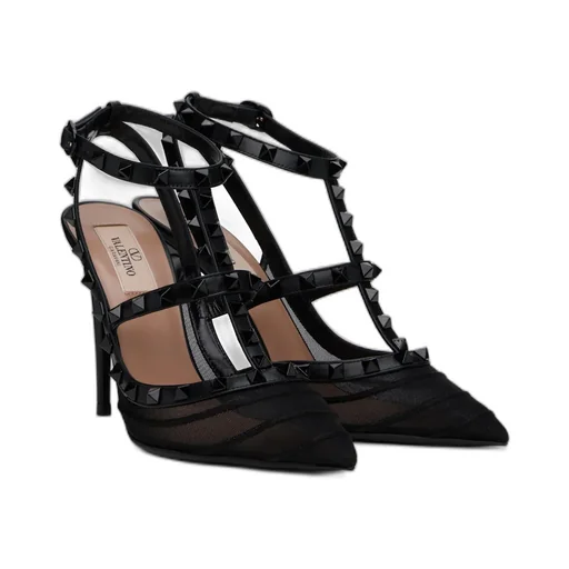 Valentino Garavani Rockstud Ankle Strap Pumps