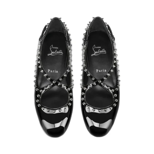 Christian Louboutin Pilouta Jane Spikes Ballerinas