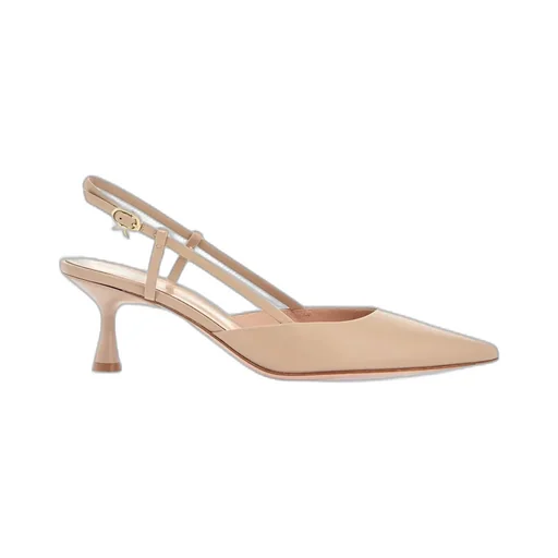 Gianvito Rossi Ascent Pointed-Toe Slingback Pumps