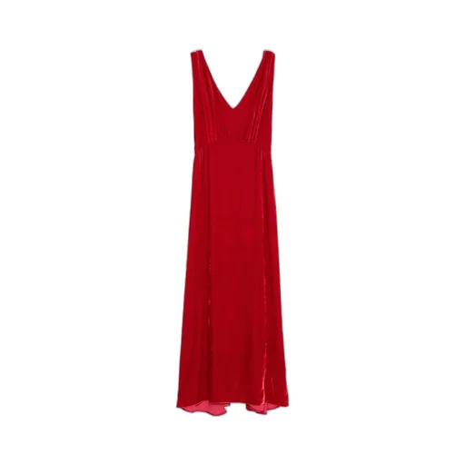 V-Neck Sleeveless Dress