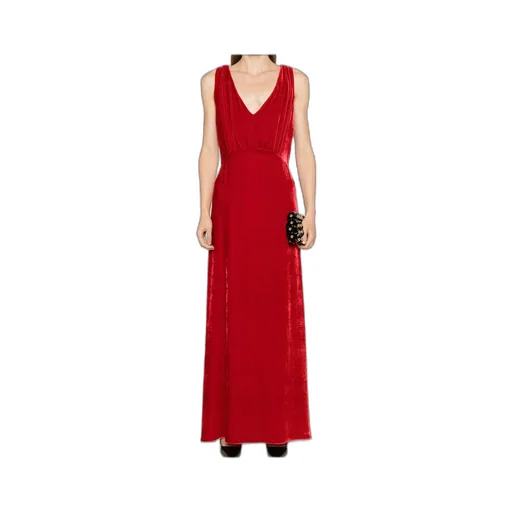 V-Neck Sleeveless Dress