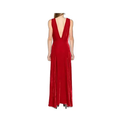V-Neck Sleeveless Dress