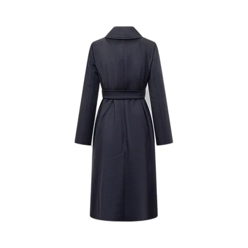 Max Mara Studio Double-Breasted Belted Coat