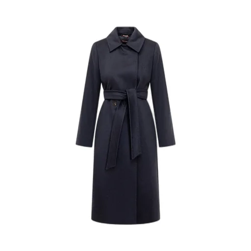 Max Mara Studio Double-Breasted Belted Coat